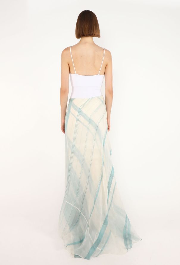 Calvin Klein Asymmetrical Layered Silk Skirt, 1990s - 5