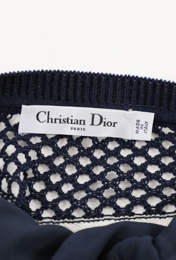 Dior 2020 Open-Knit Marinière Top - 5