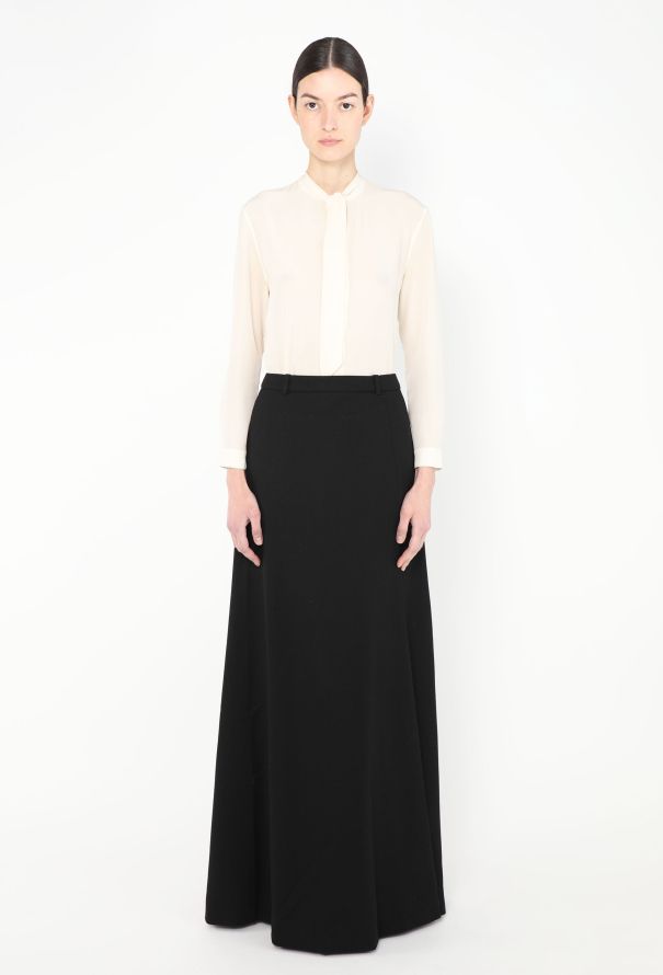 Saint Laurent 2022 Maxi Slit Skirt - 4