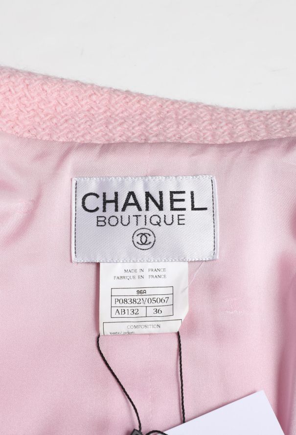 Chanel COLLECTOR F/W 1996 Gripoix Tweed Jacket - 8