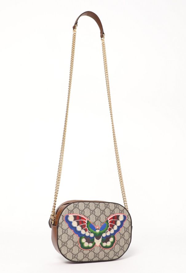Gucci bag with butterfly buckle online