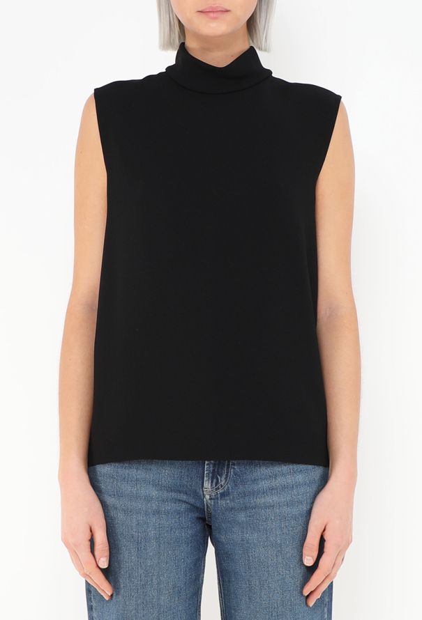 The Row 2023 Jaime Mock-Neck Top - 1
