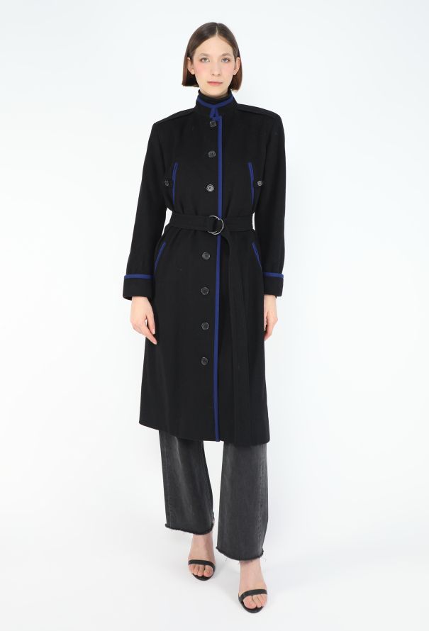 Saint Laurent 1976 Belted Military Coat - 4