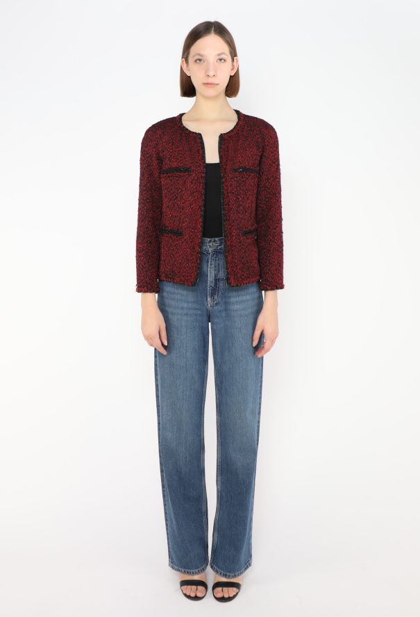 Chanel Braided Trim Tweed Jacket - 3 Chanel Braided Trim Tweed Jacket - 3