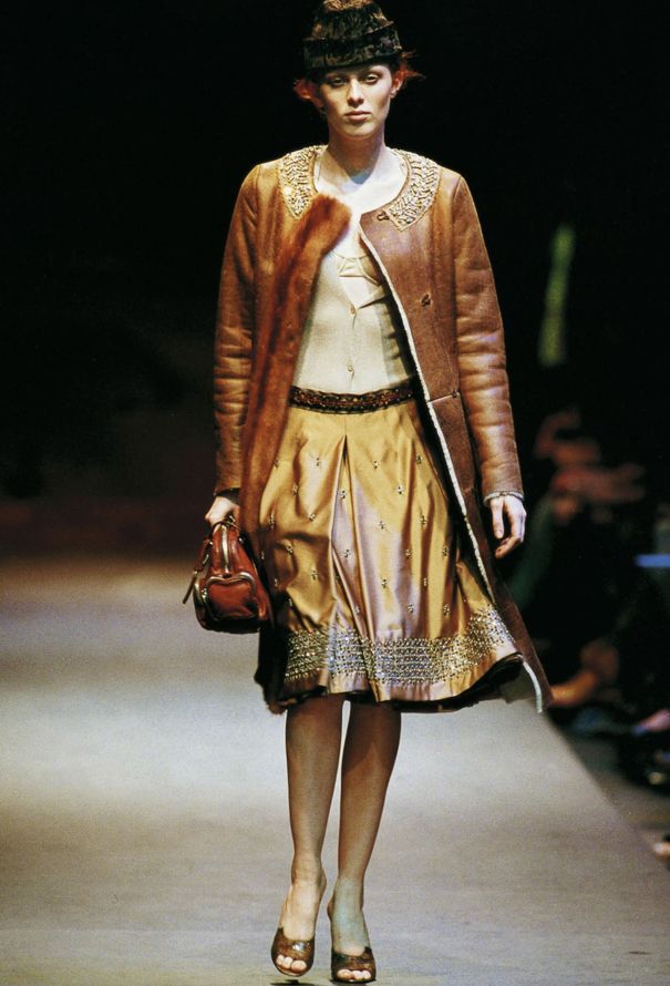 Prada Whipstitch Leather Hat, 2004 - 6