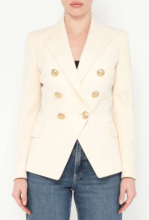 Balmain Tailored Emblem Blazer - 5