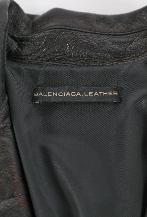 Balenciaga Lambskin Biker Jacket - 6
