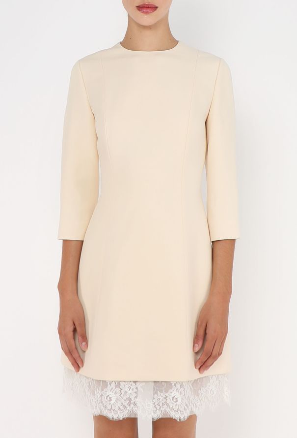 Dior 2016 Chantilly Trim Sheath Dress - 2