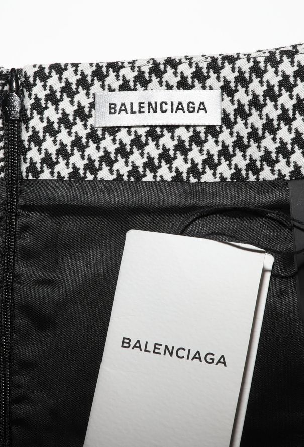 Balenciaga S/S 2018 Houndstooth Skirt - 6 Balenciaga S/S 2018 Houndstooth Skirt - 6