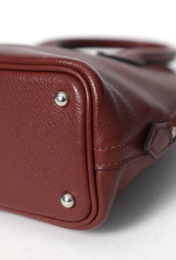 Hermès Bespoke Evercolor Mini Bolide 1923 Rouge H - 8