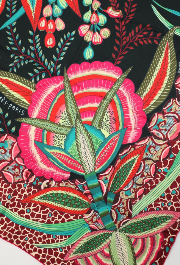 Hermès ‘Flowers of South Africa’ 140cm Silk Carré - 5