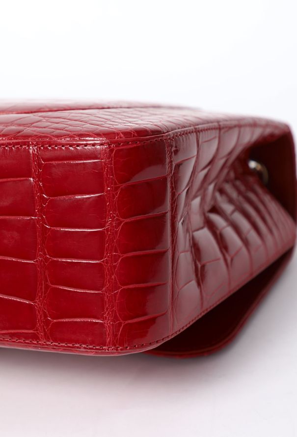 Chanel Jumbo Timeless Bag in Red Alligator – Bespoke Order - 11 Chanel Jumbo Timeless Bag in Red Alligator – Bespoke Order - 11