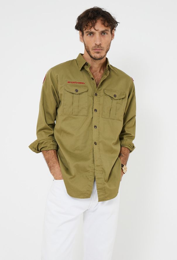 Men's Vintage '70s Khaki BSA Official Shirt - 3