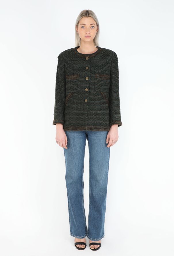 Chanel Campaign F/W 1998 Tweed Braided Jacket - 3