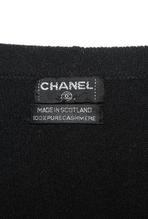 Chanel Vintage Cashmere Wrap Sweater - 4 Chanel Vintage Cashmere Wrap Sweater - 4