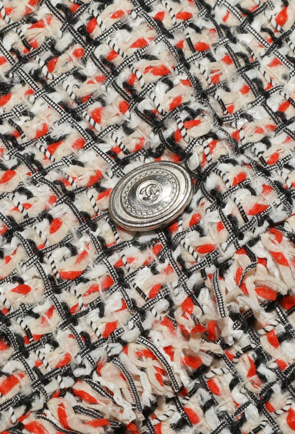 Chanel Frayed Tweed 'CC' Dress - 6