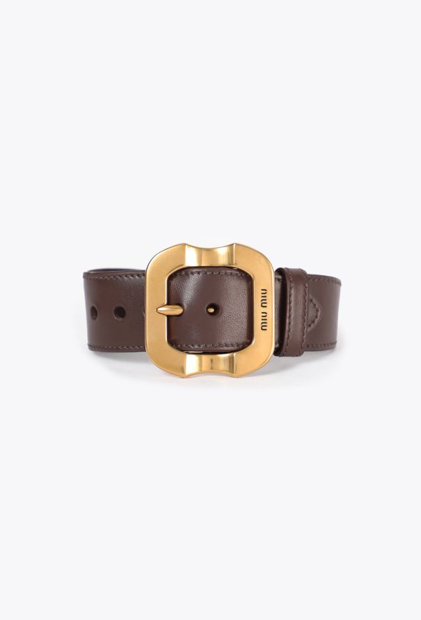 Miu Miu S/S 2025 Leather Arm Cuff - 1