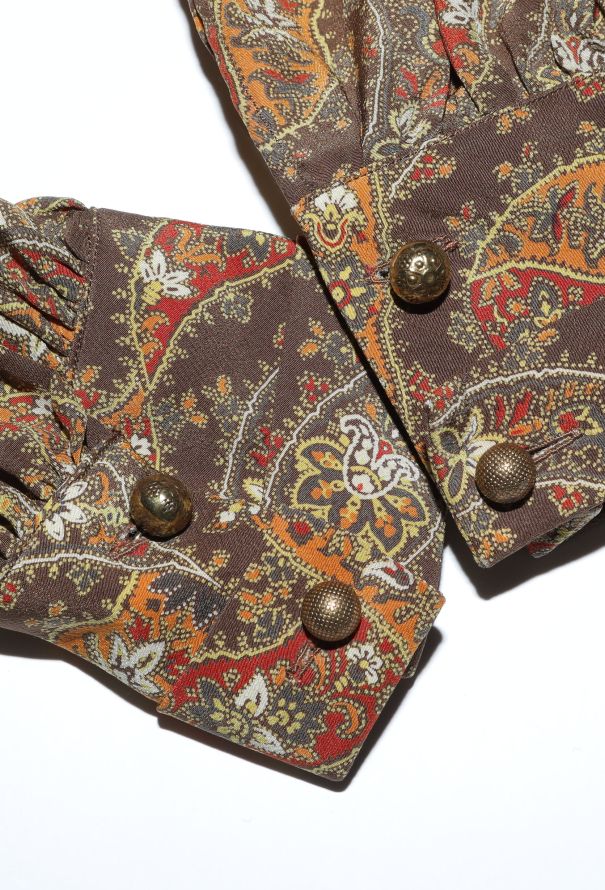 Chloé '80s Paisley Print Silk Blouse - 7 Chloé '80s Paisley Print Silk Blouse - 7