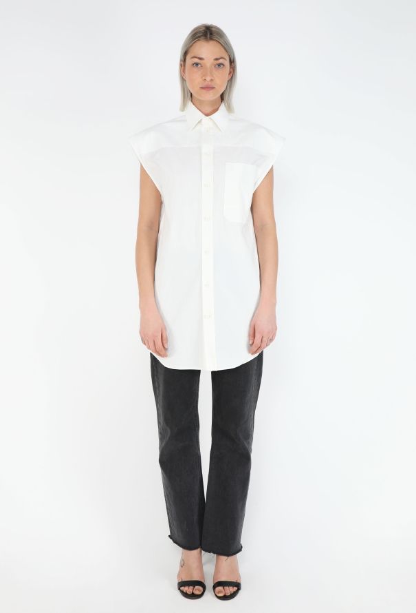 Phoebe Philo A2 Edit Sleeveless Oversized Shirt - 3