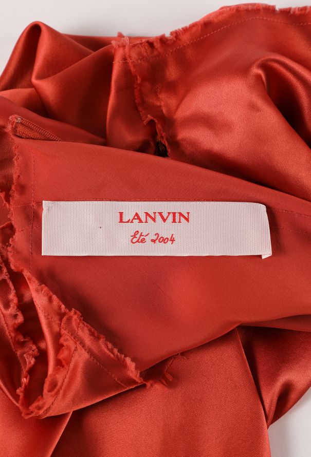 Lanvin Gathered Silk Dress, S/S 2004 - 6