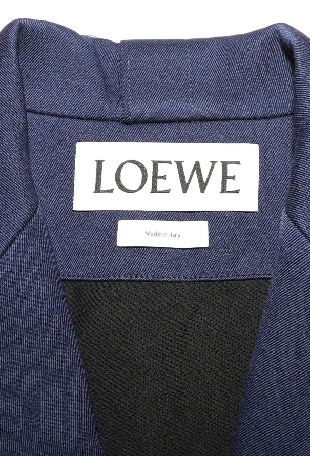 Loewe 2020 Distressed Trim Notched Coat - 6