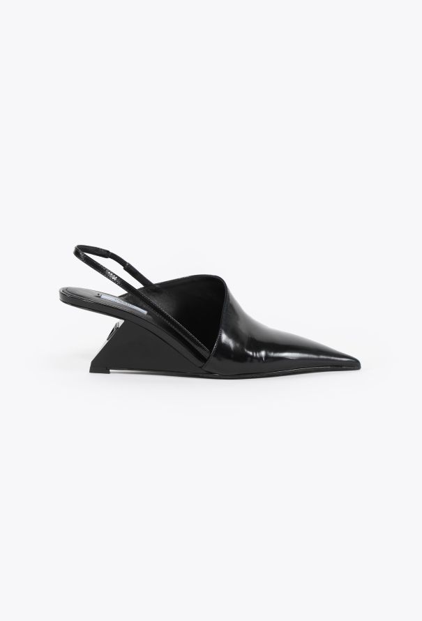 Prada S/S 2022 Patent Slingbacks - 1
