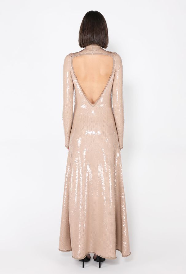 Bottega Veneta Sequin Backless Gown, F/W 2020 - 5