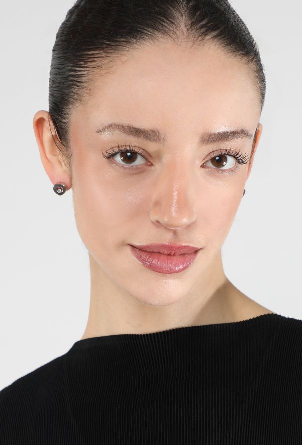 Chopard 18K White Gold Happy Diamonds Icons Earrings - 2