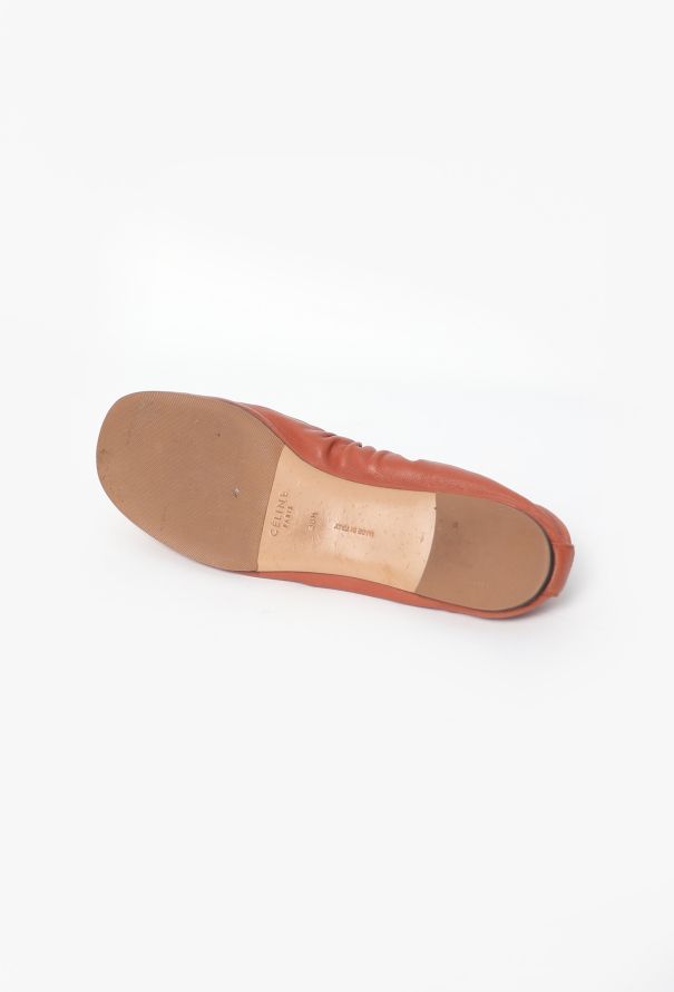 Céline S/S 2015 Leather Ballerina Flats Camel brown - 6 Céline S/S 2015 Leather Ballerina Flats Camel brown - 6