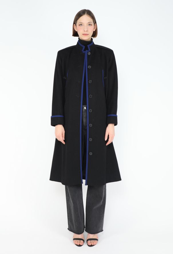 Saint Laurent 1976 Belted Military Coat - 2