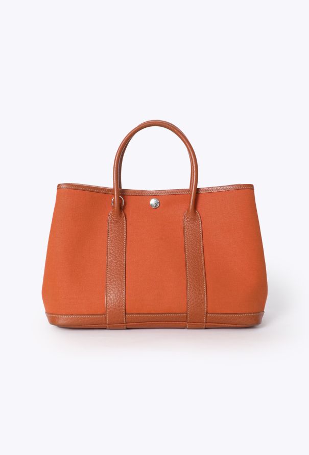 Hermès Potiron Toile & Négonda Garden Party 30 - 5