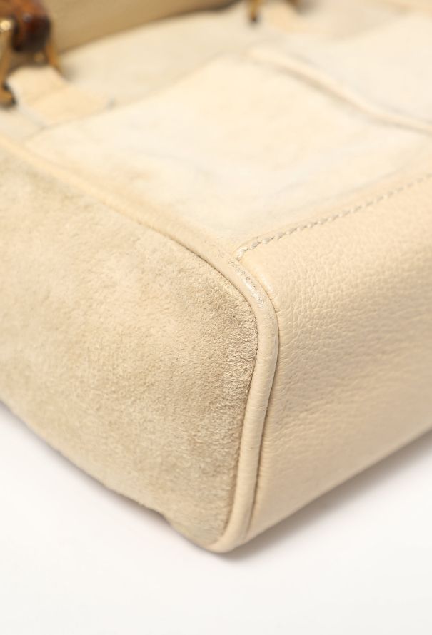 Gucci Vintage Suede Bamboo Mini Bag - 8 Gucci Vintage Suede Bamboo Mini Bag - 8