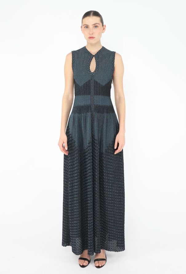 Alaïa S/S 2018 Iridescent Ribbed Gown - 1