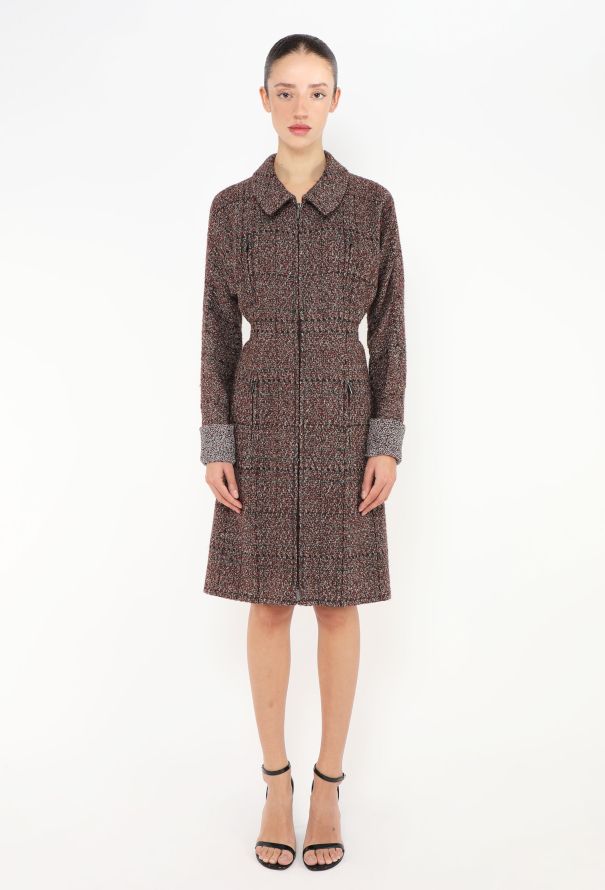 Chanel 2014 Tweed Collared Dress - 3