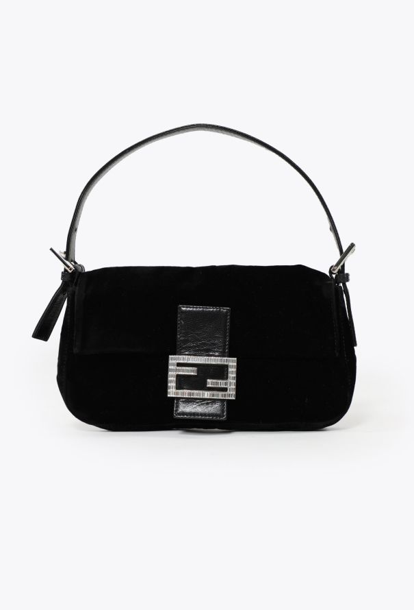 Fendi Velvet Baguette Bag - 1