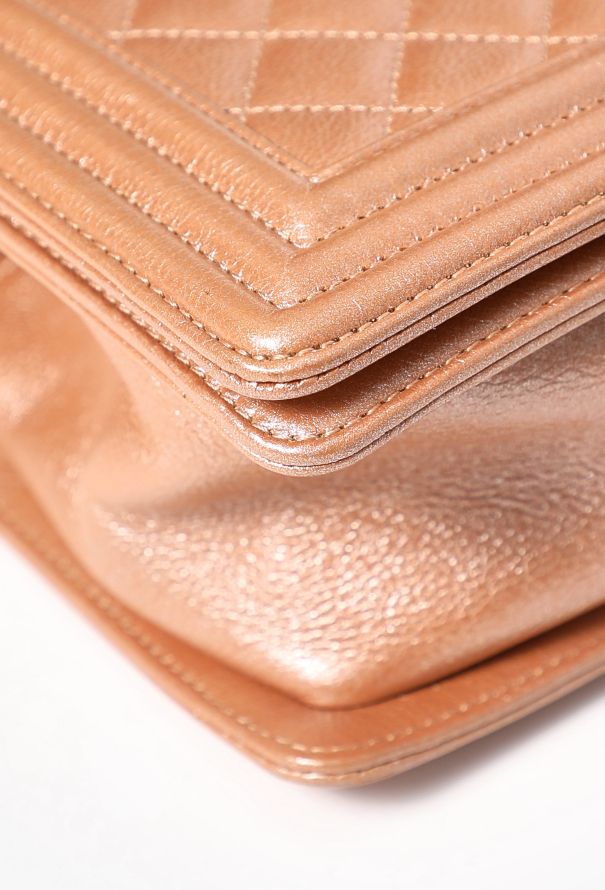 Chanel Rose Gold Medium Boy Bag - 8 Chanel Rose Gold Medium Boy Bag - 8