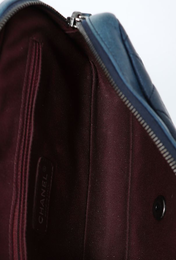 Chanel Blue Portobello Flap Bag - 13 Chanel Blue Portobello Flap Bag - 13