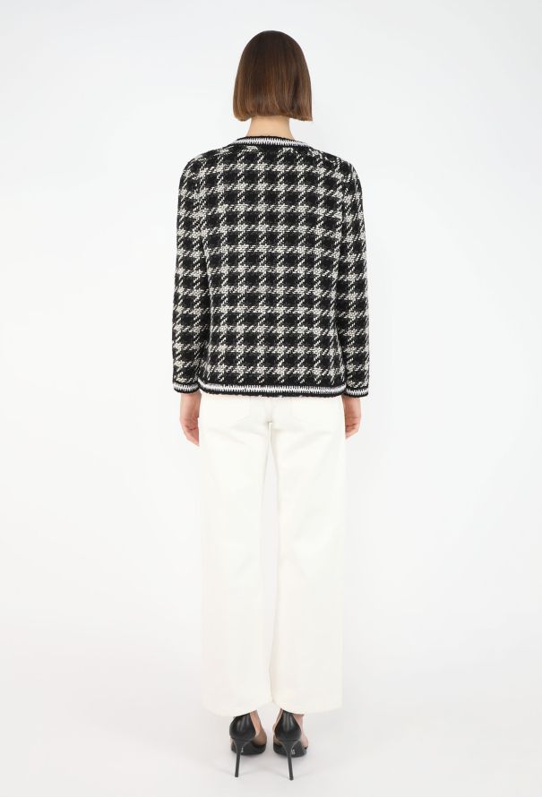 Chanel Houndstooth Tweed Jacket, F/W 1984 - 5
