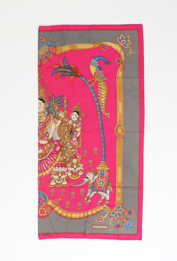 Buy Pink Louis Vuitton Scarf Online In India -  India
