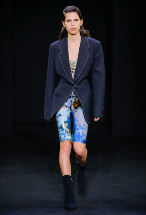 Thierry Mugler S/S 2019 Contrast Stitch Blazer - 3