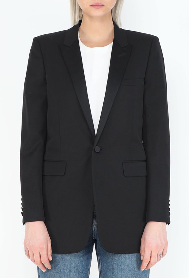 Saint Laurent S/S 2013 Classic Smoking Blazer - 1