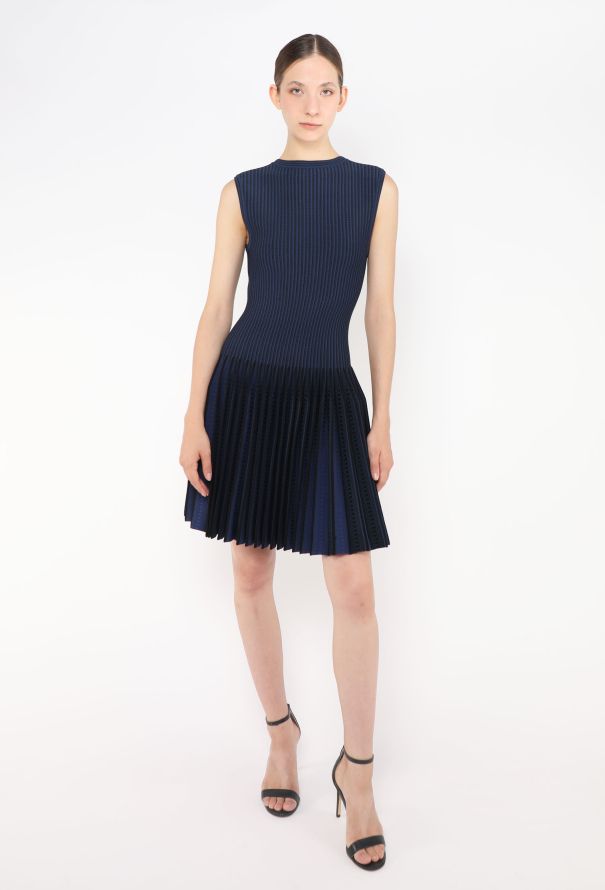 Alaïa Micro Pleated Skater Dress - 3