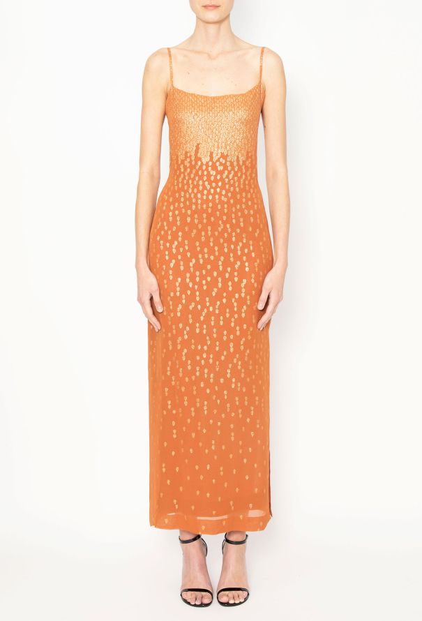 Christian Dior COLLECTOR 1976 Lamé Georgette Ensemble - 4