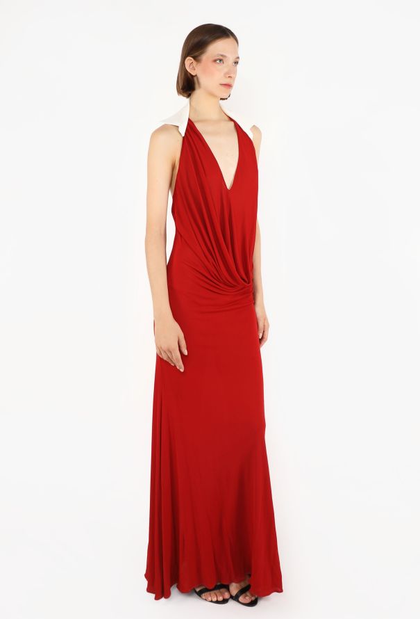 Jean Paul Gaultier Cowl-Neck Open Back Dress, Early 2000s - 5