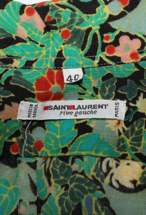 Saint Laurent '70s Floral Printed Shirt - 5