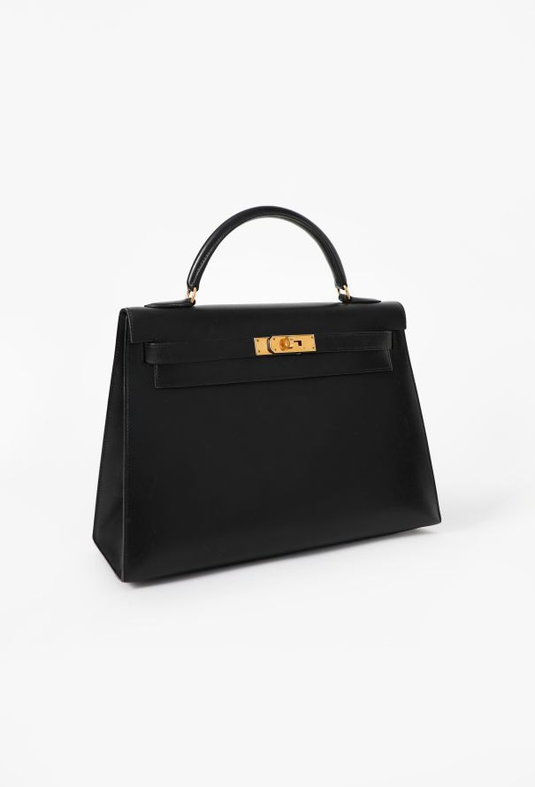 Hermès Vintage Black Box Kelly Sellier 32, 1971 - 4
