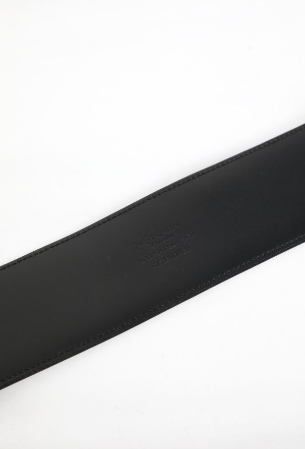 Saint Laurent Patent Leather Buckle Belt - 6
