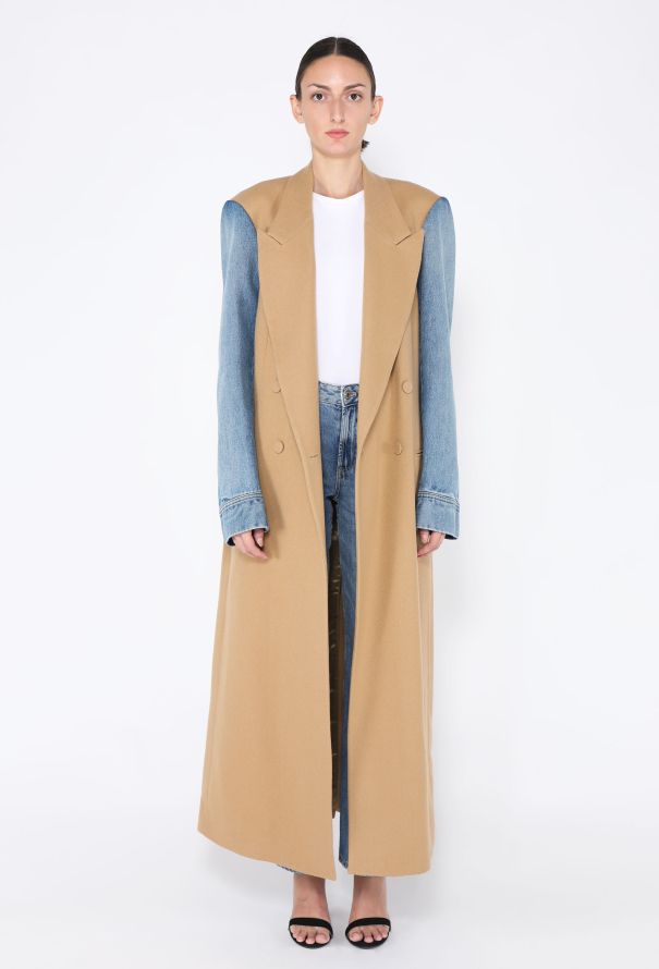 Dries Van Noten F/W 2024 Rinko Denim Sleeve Coat - 4