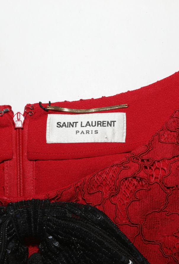 Saint Laurent Guipure Babydoll Dress, 2016 - 6