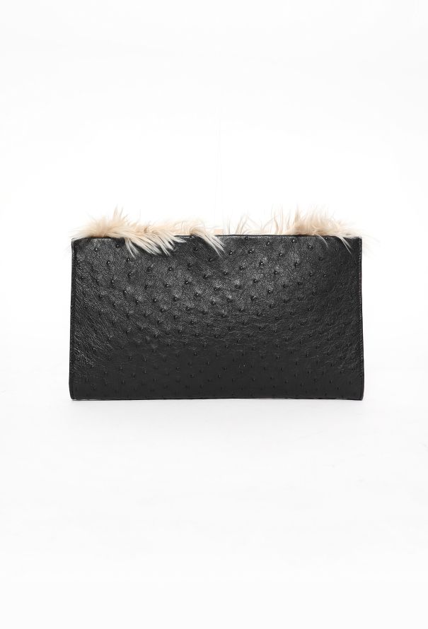 The Row Resort 2014 Ostrich & Alpaca Clutch - 4